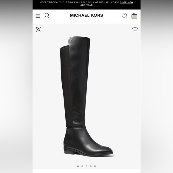 Michael Kora tall leather size 7 boot Bromley over the knee - Picture 4 of 5